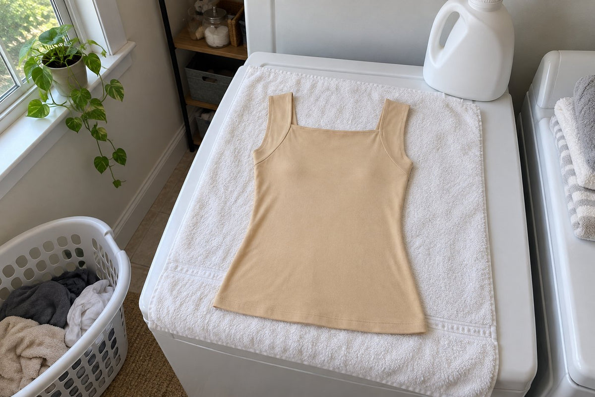 Laid flat to dry