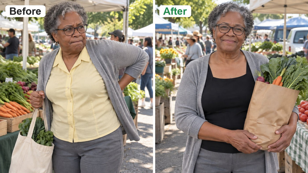 Barbara, 69 · Size 2XL before and after